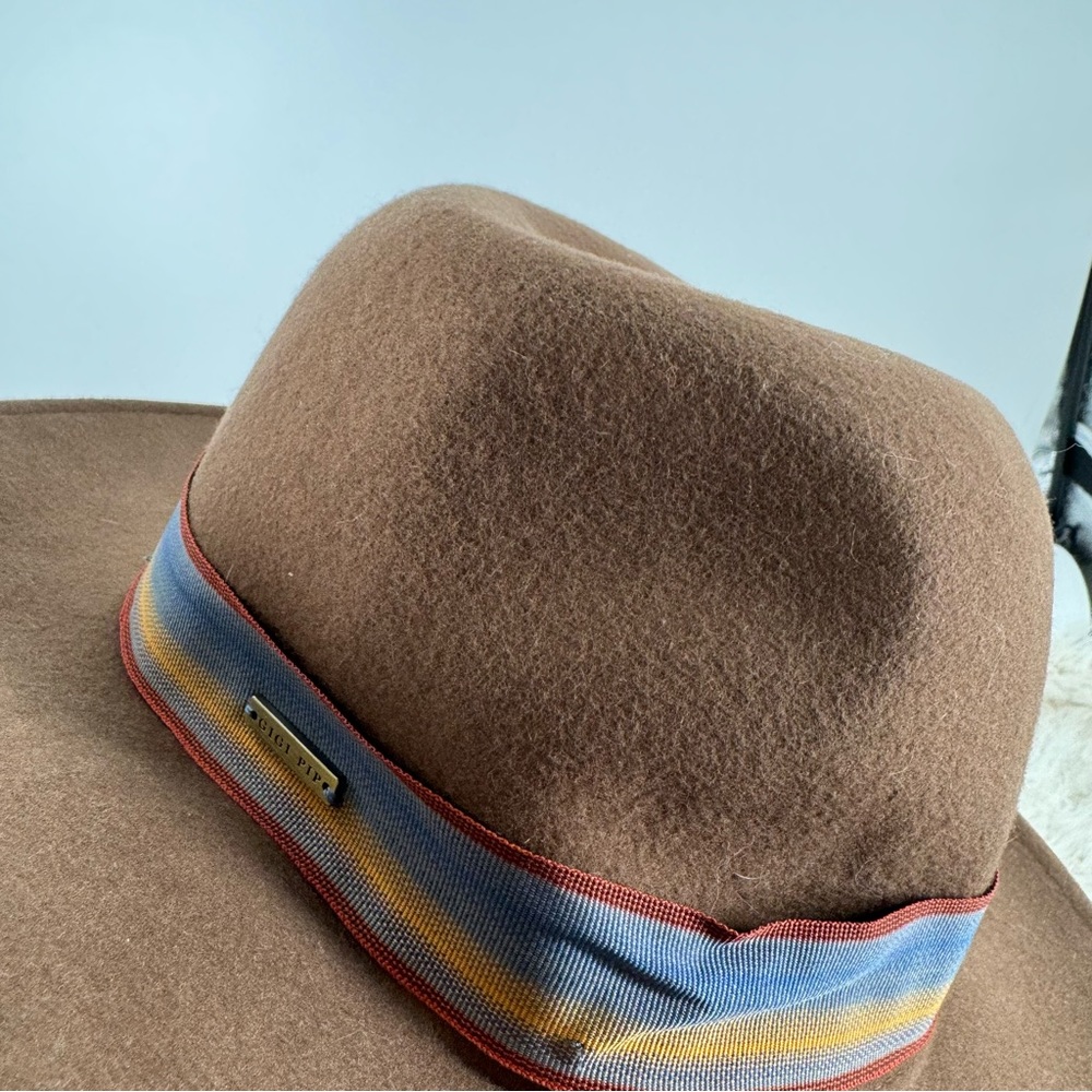 Gigi Pip Fedora Ribbon Style Hat Women’s Size S - Picture 2 of 6